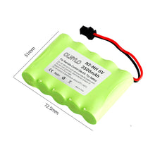 6v 3500mAh NIMH AkkuPack und Ladegerät Für RC Spielzeug Autos Boote Roboter Tanks Pistole AA 3000mAh 6v Akku Pack SM Stecker