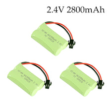 3pcs 2.4 v 2800mah NiMH Akku Für Rc spielzeug Auto Tanks Züge Robot Boot Gun Ni-Mh AA 2800mah 2,4 v Akku