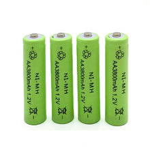 2 stücke 1,2 v 3800 mah AA Batterie Ni-Mh Neutral Akku für kamera Fernbedienung spielzeug Taschenlampe