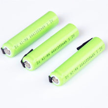 2pcs 1,2 v AAA akku zelle 1000 mah mit schweißen tabs für Braun elektrische rasierer rasierer zahnbürste