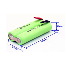 2,4 V 700 mAh Ni-mh batterie für YS534/17 Wasser pik WP-900 Remington Barba Trimmer Rasierer 10x20x44mm