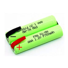 2,4 V 700 mAh Ni-mh batterie für YS534/17 Wasser pik WP-900 Remington Barba Trimmer Rasierer 10x20x44mm