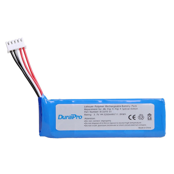 DuraPro 3,7 V 3200mAh Batterie GSP872693 01 Akku Pack für DuraPro 3,7 V 3200mAh Batterie GSP872693 01 Akku Pack für Flip 4, Flip 4 Special Edition