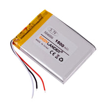 2pcs 504050 3,7 V 3 Draht 1500 MAH Polymer Lithium Batterie GPS mp3 mp4 Handy Navigator DVR Auto Treelogic tl 501 4Gb