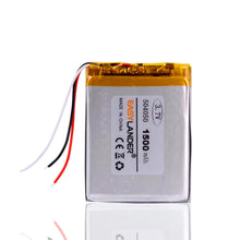 2pcs 504050 3,7 V 3 Draht 1500 MAH Polymer Lithium Batterie GPS mp3 mp4 Handy Navigator DVR Auto Treelogic tl 501 4Gb