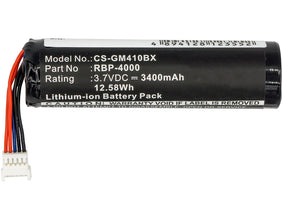 3.7V 3400mAh Barcodelesegerät akku für  GM4100 RBP-GM40 GM4100 GM4130 GM4400 Li-ion