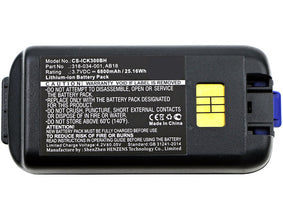 3.7V 6800mAh Barcodelesegerät akku für CK3 CK3A CK3C CK3C1 CK3N CK3N1 CK3R CK3X Li-ion