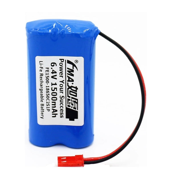 18650 6,4 V 1500 mAh DIY-Batterie für XG8 RC-Sender SYP-Anschluss 2S1PB