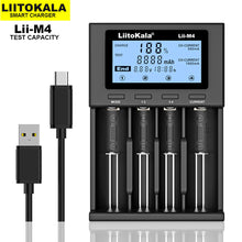 Batterieladegerät AA AAA Batterieladegerät mit LCD Display USB Ladeanschluss und Laden, Entladen, Testen, Wartungsmodus