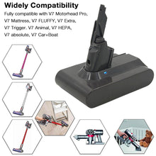 SV11 V7 21,6V 4500mAh Lithium Ersatz Akku für Dyson Staubsauger V7 flauschig V7 Animal V7 absolute V7 Extra