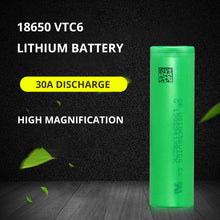 2 Pack VTC6 3000mah 30A 18650 Batterie Akku für oder Shsisha Powerbank