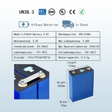 4 x CATL Neue 3.2V 302Ah Lithium-Eisenphosphat-Lithiumbatterie LiFePO4 Batterie Ankunftszeit 2-5 Arbeitstage