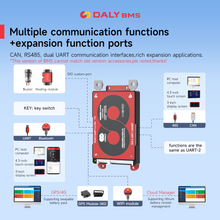 Daly smart bms Li-ion 14S 48V 100A bluetooth BMS Platine 24 65 166