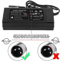 42V 2A E-bike Charger, Lithium Charger Power Supply for Battery 36V 10AH,with 3Pin Connector