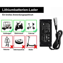 42V 2A Netzteil Ladegerät Passend für Lithium-Ionen Elektroroller E-Bikes mit 3pin Stecker