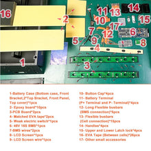 DIY Batteriegehäuse 16S 51.2V DIY Batterie Kit 15KW Batterie Pcak Box mit BMS für 280Ah 302Ah 310Ah LFP Lifepo4 Batteriezelle