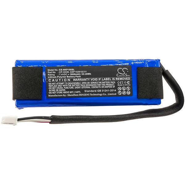 Cameron Sino 3000mAh Batterie CP-HK06,GSP1029102 01 für Harman/Kardon Spielen Gehen, Gehen Spielen Mini